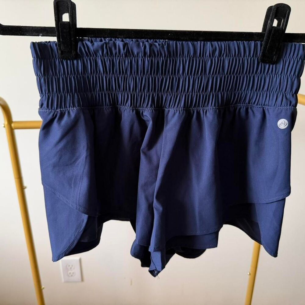 Apana Women's Navy and Blue Shorts